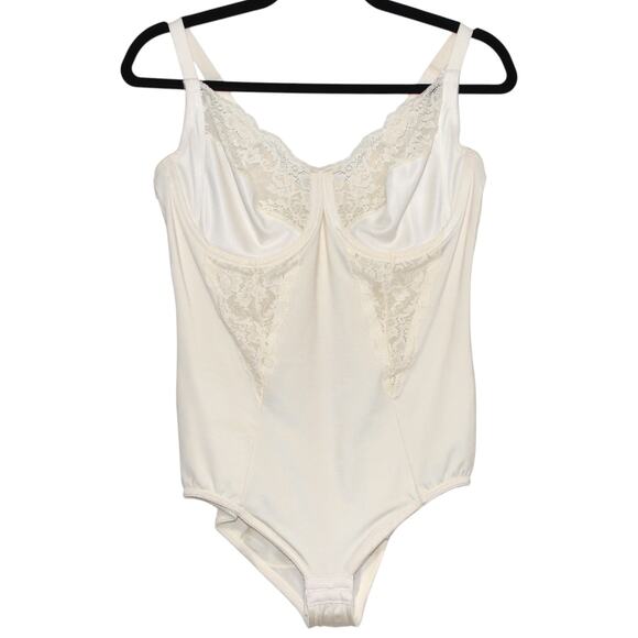 Maidenform Firm Control Shapewear Lace-Trim Body Shaper Bodysuit 38C - Picture 2 of 7